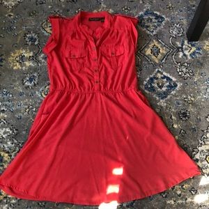 Coral Shirt Dress by Speed Control NY